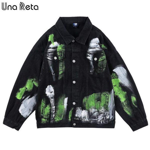 men's jackets una reta black jean jacket hip-hop men clothing streetwear plus size denim jeans, Black;brown
men's jackets una reta black jean jacket hip-hop men clothing streetwear plus size denim jeans, Black;brown