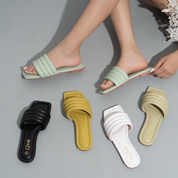 sell 2021 new square toe flip-flops women fashion candy color flat shoes, Black
sell 2021 new square toe flip-flops women fashion candy color flat shoes, Black