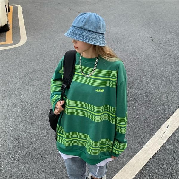 women's hoodies & sweatshirts sudadera mujer 2021 autumn long sleeve sweatshirt hoodie korean ulzzang harajuku vintage striped female t, Black
women's hoodies & sweatshirts sudadera mujer 2021 autumn long sleeve sweatshirt hoodie korean ulzzang harajuku vintage striped female t, Black