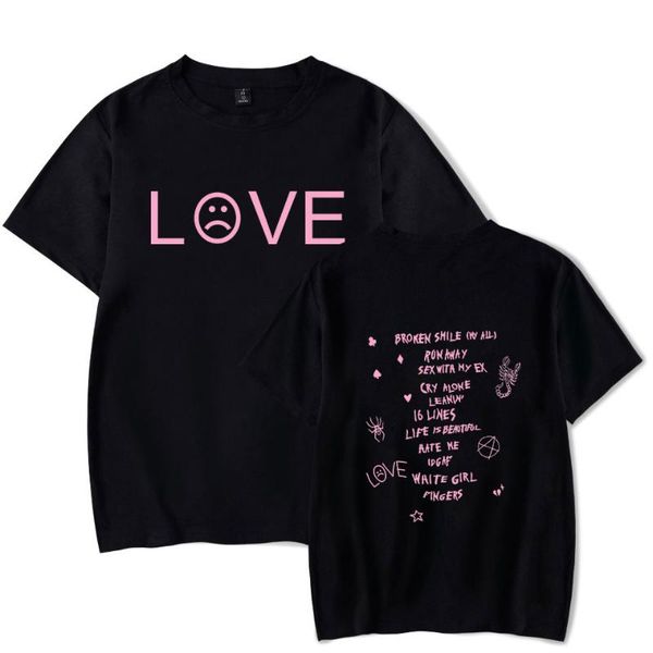 men's t-shirts lil peep t shirt couples love print t-shirt korean streetwear men kawaii casual ulzzang retro loose summer women's, White;black
men's t-shirts lil peep t shirt couples love print t-shirt korean streetwear men kawaii casual ulzzang retro loose summer women's, White;black