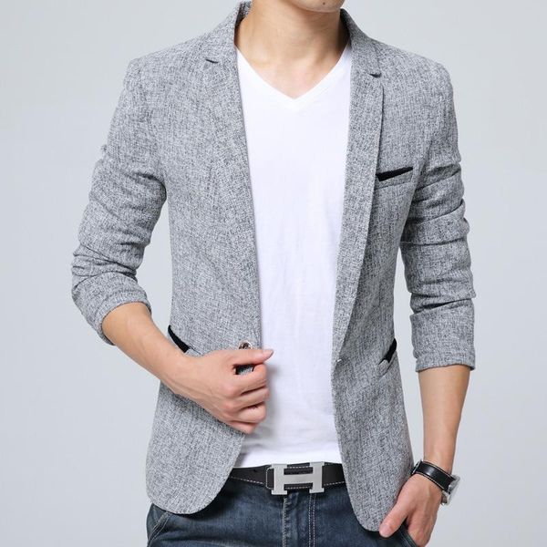 men's suits & blazers male blazer fashion casual men slim korea style jacket man brand clothing, White;black
men's suits & blazers male blazer fashion casual men slim korea style jacket man brand clothing, White;black