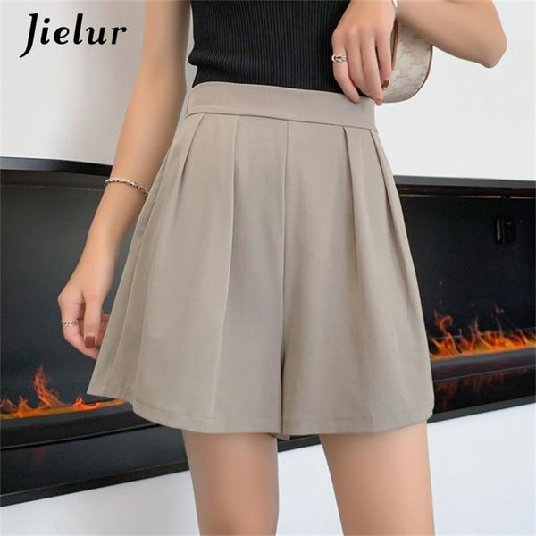 jielur high waist shorts women summer plus size s-2xl loose casual short pleated wide leg cool female white black 210722
jielur high waist shorts women summer plus size s-2xl loose casual short pleated wide leg cool female white black 210722