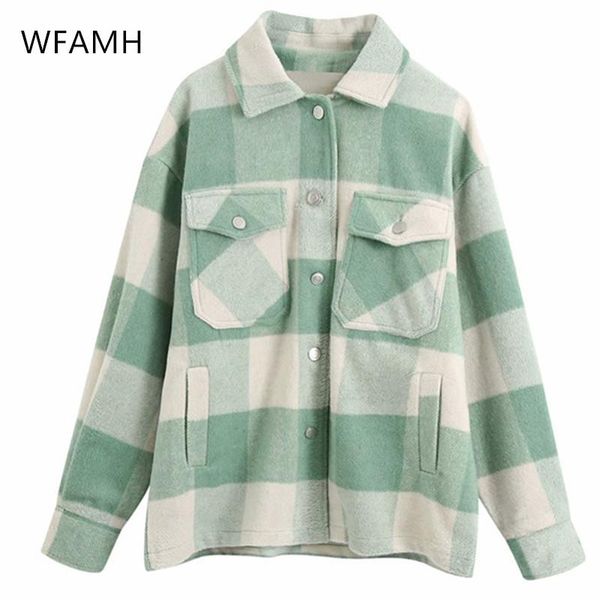 women's wool & blends 2021 autumn and winter fashion lapel single-breasted loose plaid mid-length woolen shirt jacket women polyester f, Black
women's wool & blends 2021 autumn and winter fashion lapel single-breasted loose plaid mid-length woolen shirt jacket women polyester f, Black