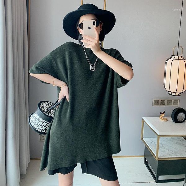 women's sweaters 2021 knit sweater women autumn half high neck mid-length pullover wool, White;black
women's sweaters 2021 knit sweater women autumn half high neck mid-length pullover wool, White;black