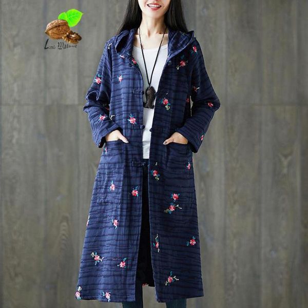 women's trench coats women national wind cotton linen embroidered flower long hooded single breasted coat female chinese style windbrea, Tan;black
women's trench coats women national wind cotton linen embroidered flower long hooded single breasted coat female chinese style windbrea, Tan;black