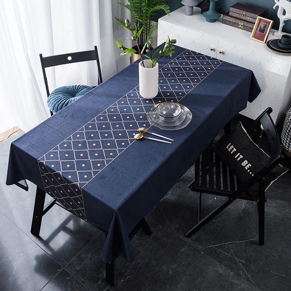 table cloth light luxury dark blue decoration nordic style modern waterproof nape de party ei50tc
table cloth light luxury dark blue decoration nordic style modern waterproof nape de party ei50tc