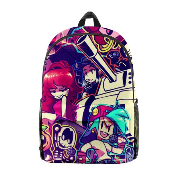 backpack wawni friday night funkin oxford cloth shoulder printed multi zipper pack casual girls student school bag
backpack wawni friday night funkin oxford cloth shoulder printed multi zipper pack casual girls student school bag