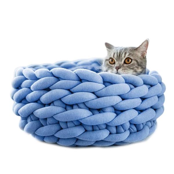 knit cotton bed mats warm soft small dog house kennel basket detachable n1ha cat beds & furniture
knit cotton bed mats warm soft small dog house kennel basket detachable n1ha cat beds & furniture