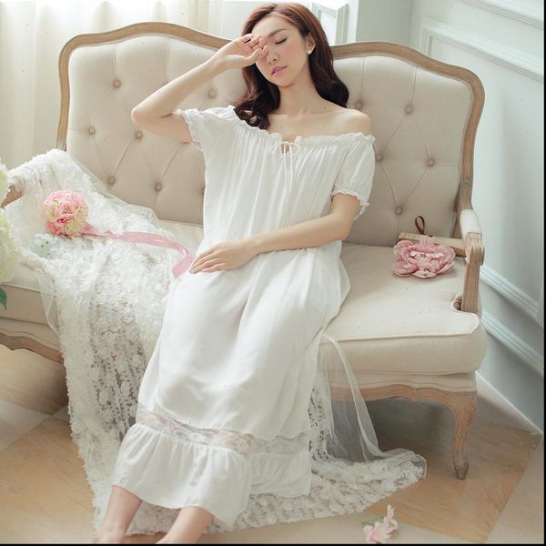 home dress sleeping long women sleepwear white nightgown short sleeve summer nightdress elegant vintage pijama, Black;red
home dress sleeping long women sleepwear white nightgown short sleeve summer nightdress elegant vintage pijama, Black;red