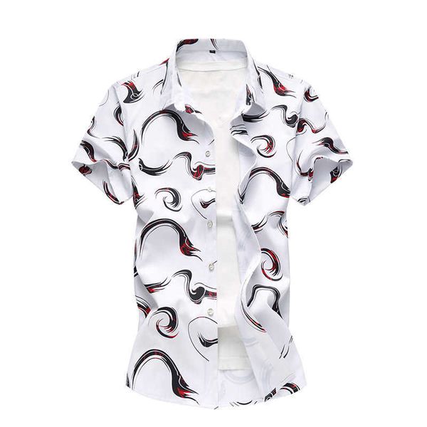 summer korea men shirts fashion printing male casual short sleeve button shirts cool breathable men's clothing 5xl 6xl 210528, White;black
summer korea men shirts fashion printing male casual short sleeve button shirts cool breathable men's clothing 5xl 6xl 210528, White;black