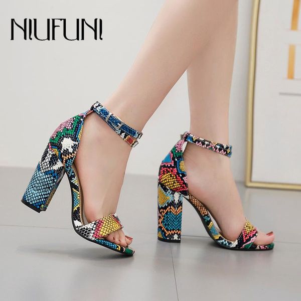 dress shoes snake pattern women's sandals 2021 summer arrival color matching thick with high heels belt buckle, Black
dress shoes snake pattern women's sandals 2021 summer arrival color matching thick with high heels belt buckle, Black