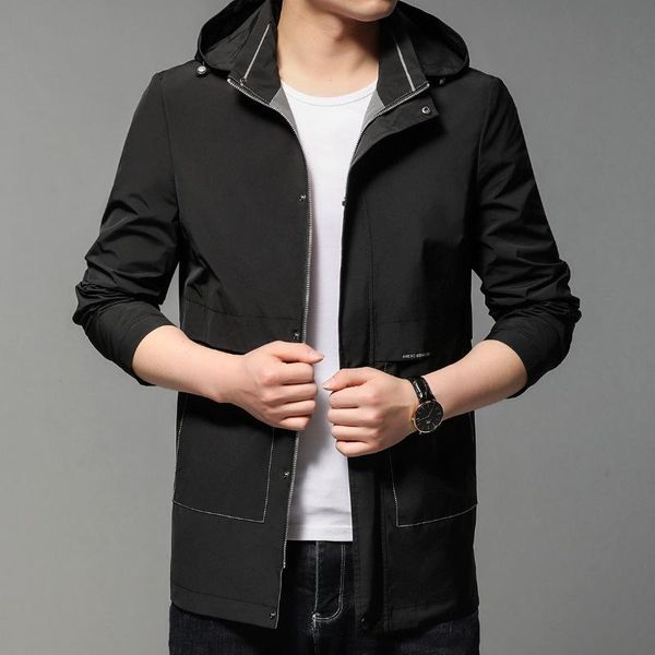 men's jackets autumn windbreaker turn-down collar black male solid outdoor wind breaker clothing casual hoodie coat, Black;brown
men's jackets autumn windbreaker turn-down collar black male solid outdoor wind breaker clothing casual hoodie coat, Black;brown