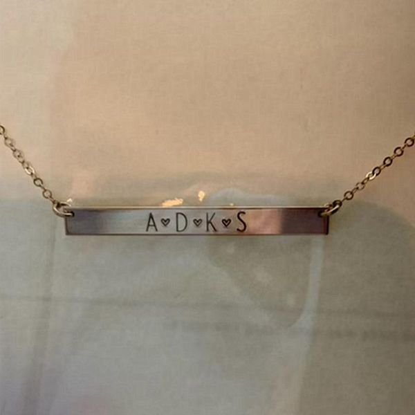 party favor custom name bar necklace,personalize eternal love rose gold necklace,mother's day,valentine's day,good friend gift,edi 
party favor custom name bar necklace,personalize eternal love rose gold necklace,mother's day,valentine's day,good friend gift,edi