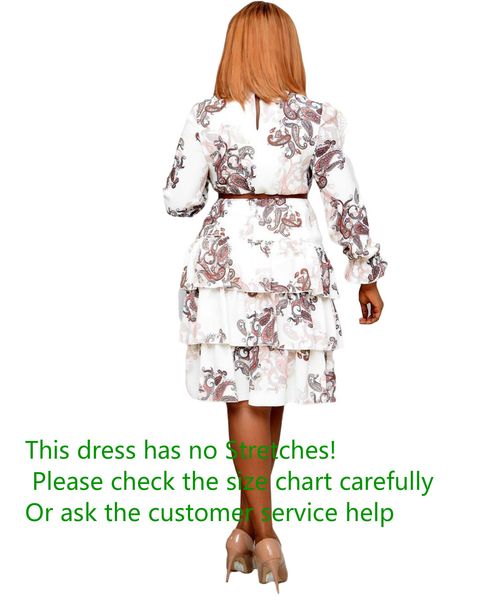 2021women printed dresses long sleeves bowtie cake dress female ruffles pleated africn fashion lovely date sweet vestidos plus size, Black;gray
2021women printed dresses long sleeves bowtie cake dress female ruffles pleated africn fashion lovely date sweet vestidos plus size, Black;gray