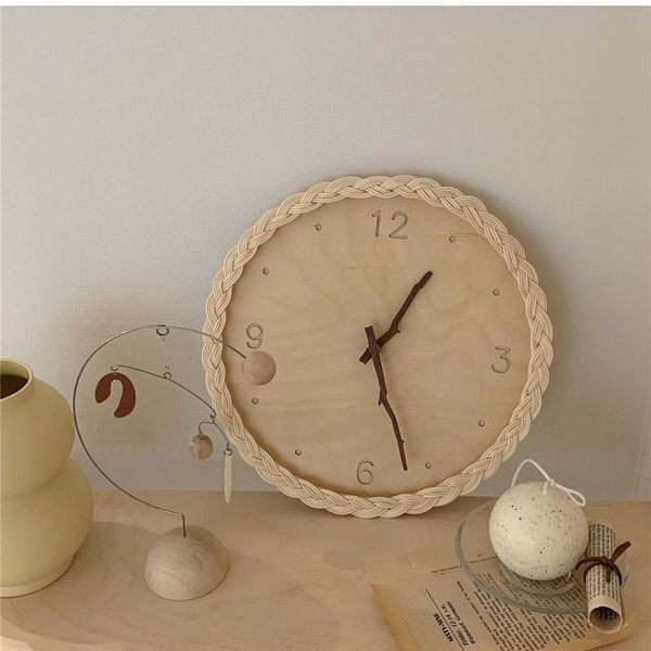 wall clocks handmade vine woven clock creative mute home decor pastoral style wicker weaving round decoration living room
wall clocks handmade vine woven clock creative mute home decor pastoral style wicker weaving round decoration living room