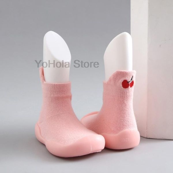 first walkers pink cute girls knitting warm sock shoes children's floor socks baby toddler rubber sole cherry
first walkers pink cute girls knitting warm sock shoes children's floor socks baby toddler rubber sole cherry