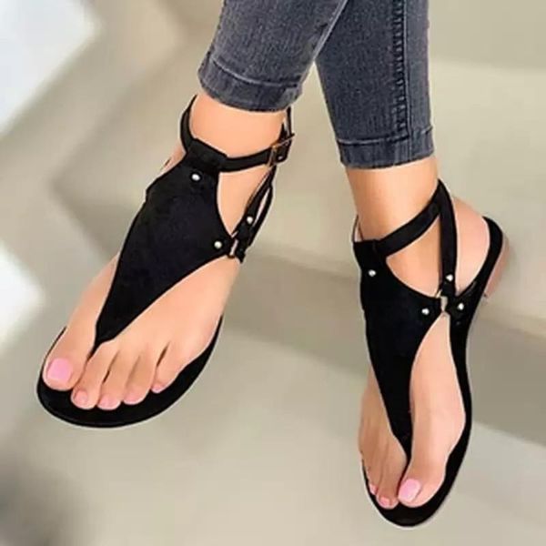 sandals women slippers summer fashion solid buckle flip flops shoes beach casual ladies plus size, Black
sandals women slippers summer fashion solid buckle flip flops shoes beach casual ladies plus size, Black