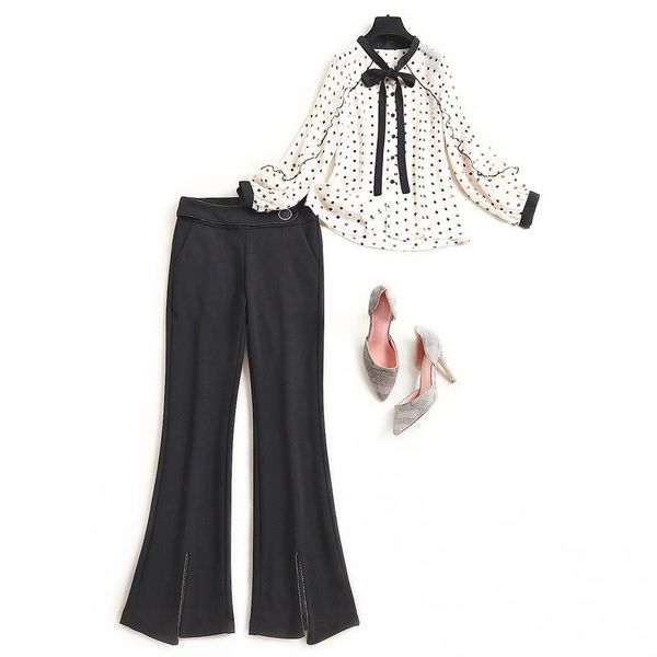 women's tracksuits women girls polka dot chiffon shirts bowknot + high waist bell pants two piece set 2021 spring summer black, Gray
women's tracksuits women girls polka dot chiffon shirts bowknot + high waist bell pants two piece set 2021 spring summer black, Gray