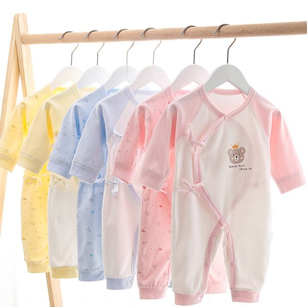 bodysuit oblique placket newborn clothing spring new girls rompers cartoon toddler boys clothes born baby jumpsuit, Blue
bodysuit oblique placket newborn clothing spring new girls rompers cartoon toddler boys clothes born baby jumpsuit, Blue