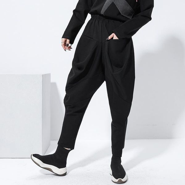 women's pants & capris baggy pleated harem women plus size solid black layered oversize high elastic ladies hip hop trousers 2021 sprin, Black;white
women's pants & capris baggy pleated harem women plus size solid black layered oversize high elastic ladies hip hop trousers 2021 sprin, Black;white
