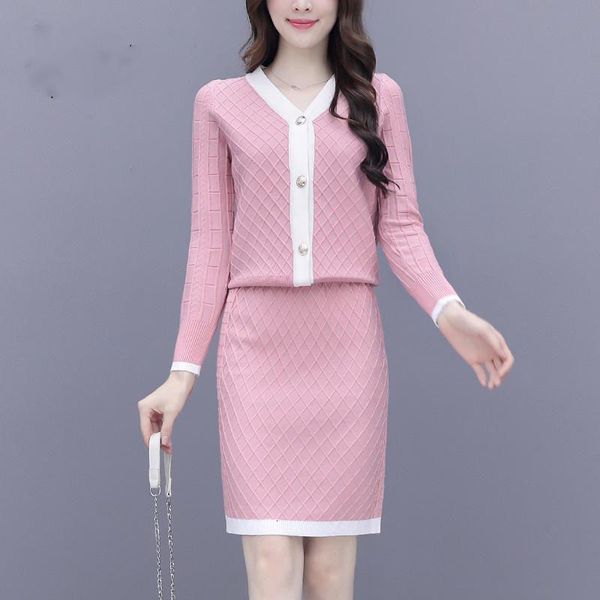 women's tracksuits elegant slim long sleeve knitted two-piece suit v-neck argyle cardigan + patchwork mini skirt 2021 new korean s, Gray
women's tracksuits elegant slim long sleeve knitted two-piece suit v-neck argyle cardigan + patchwork mini skirt 2021 new korean s, Gray