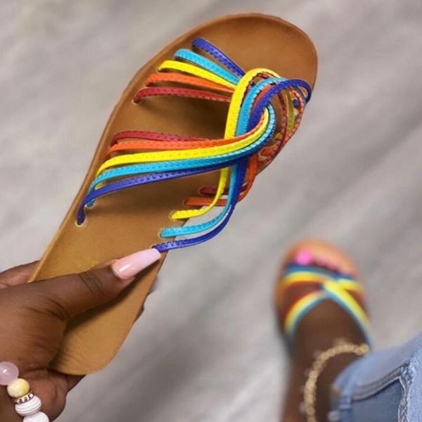 women slides slip on rainbow flat slippers outdoor flip flops girls home beach sandals shoe ladies daily shoes#, Black
women slides slip on rainbow flat slippers outdoor flip flops girls home beach sandals shoe ladies daily shoes#, Black