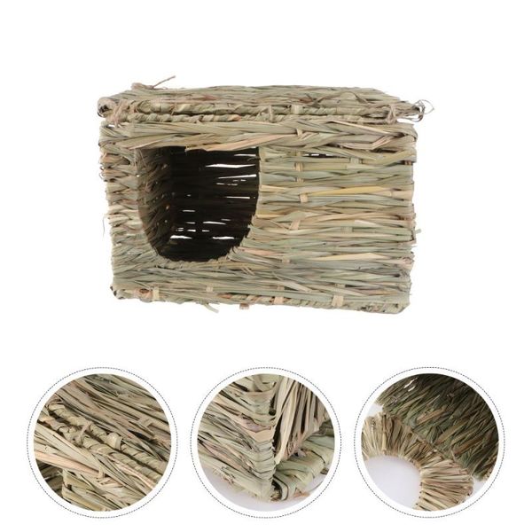 small animal supplies 1pc straw woven nest pet sleeping decorative house hamster (beige)
small animal supplies 1pc straw woven nest pet sleeping decorative house hamster (beige)