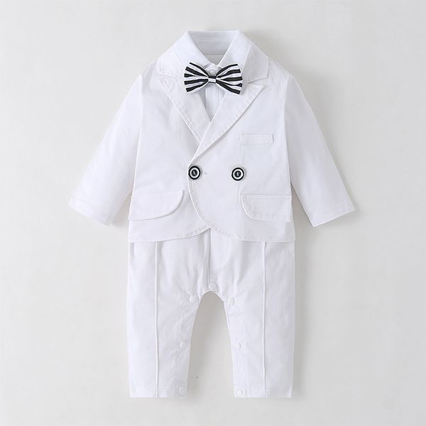 bodysuit 2pcs baby boy gentleman clothes white newborn christening wedding outfit toddler boys boutique clothing infant rompers + coat, Blue
bodysuit 2pcs baby boy gentleman clothes white newborn christening wedding outfit toddler boys boutique clothing infant rompers + coat, Blue