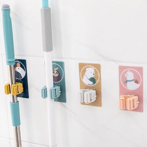 hooks & rails cartoon wall mounted mop organizer holder brush broom tools hanger home storage rack bathroom suction hanging pipe
hooks & rails cartoon wall mounted mop organizer holder brush broom tools hanger home storage rack bathroom suction hanging pipe