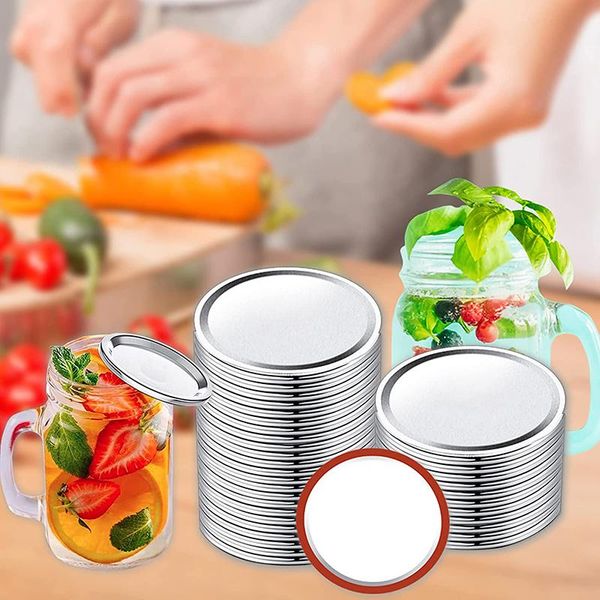 kitchen storage & organization 80/100 pcs regular mouth canning lids 70/86mm mason jar reusable split-type leak proof accessory nov99
kitchen storage & organization 80/100 pcs regular mouth canning lids 70/86mm mason jar reusable split-type leak proof accessory nov99