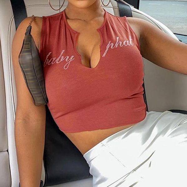 women's t-shirt diamond letters summer crop v-neck sleeveless tees slim short cropped feminino chic streetwear 2021, White
women's t-shirt diamond letters summer crop v-neck sleeveless tees slim short cropped feminino chic streetwear 2021, White