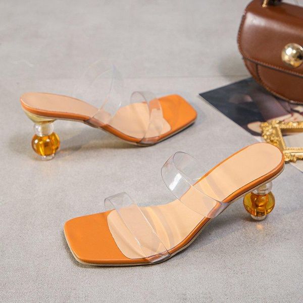 fashion snake print leather slippers women strange heels square toe sandals pvc transparent jelly shoes slides plus size 43, Black
fashion snake print leather slippers women strange heels square toe sandals pvc transparent jelly shoes slides plus size 43, Black
