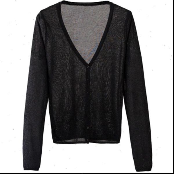 summer women sweater cardigans v neck long sleeve knitted thin candy sheer cardigan sun protection coat air conditioning, White;black
summer women sweater cardigans v neck long sleeve knitted thin candy sheer cardigan sun protection coat air conditioning, White;black