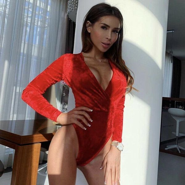 women's jumpsuits & rompers fashion autumn women long sleeve bodysuit casual slim deep v neck leotard bodycon jumpsuit, Black;white
women's jumpsuits & rompers fashion autumn women long sleeve bodysuit casual slim deep v neck leotard bodycon jumpsuit, Black;white