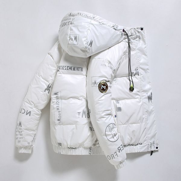men white duck down jacket korean version of the trend thicken short shiny coat casual youth winter coats, Black
men white duck down jacket korean version of the trend thicken short shiny coat casual youth winter coats, Black