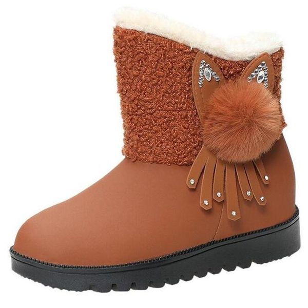 boots women's snow winter all-match cotton shoes plus velvet warm women fashion casual high-platform womens, Black
boots women's snow winter all-match cotton shoes plus velvet warm women fashion casual high-platform womens, Black