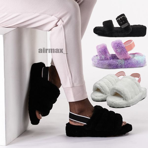 with box new latest autumn winter leisure plush slippers printed flat comfortable home slipper for ladies classic interlock fur slides women, Black
with box new latest autumn winter leisure plush slippers printed flat comfortable home slipper for ladies classic interlock fur slides women, Black