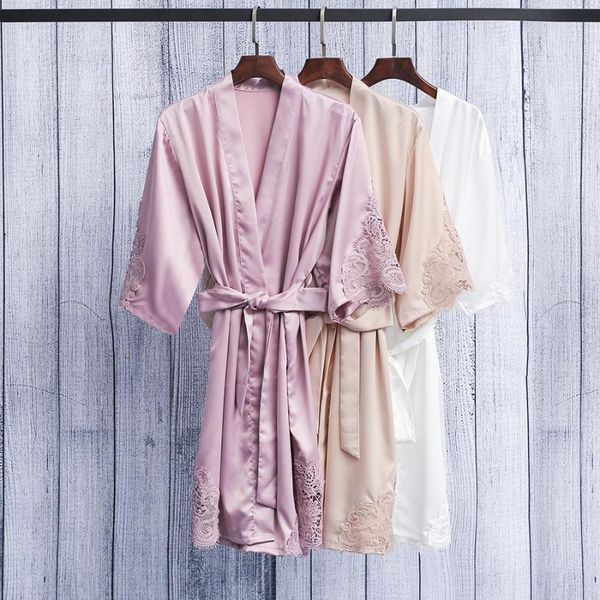 women's sleepwear lace style ladies wedding knee-length robe bride dress bridesmaid rayon material nightgown, Black;red
women's sleepwear lace style ladies wedding knee-length robe bride dress bridesmaid rayon material nightgown, Black;red