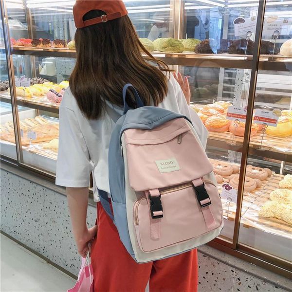 backpack schoolbag female korean high school student harajuku ulzzang fashion junior oxford cloth bag contrast color
backpack schoolbag female korean high school student harajuku ulzzang fashion junior oxford cloth bag contrast color