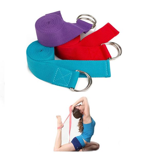 1.83m length yoga elastic strap d-ring belt fitness exercise rope figure waist leg resistance body-buildging beauty bands
1.83m length yoga elastic strap d-ring belt fitness exercise rope figure waist leg resistance body-buildging beauty bands