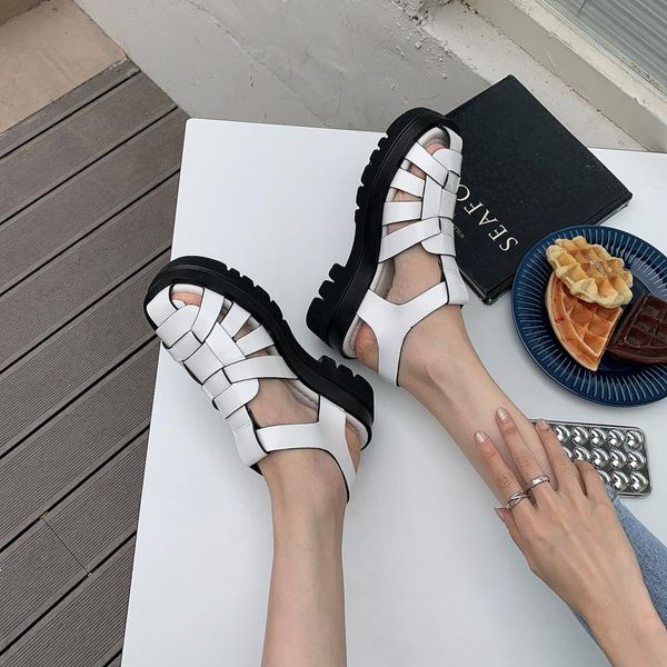 sandals white punk gothic wedges bottom comfort shoes for women office demonia platform heels, Black
sandals white punk gothic wedges bottom comfort shoes for women office demonia platform heels, Black