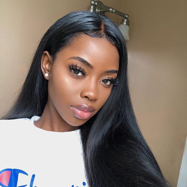 peruvian straight lace front human hair wigs pre plucked hairline with baby hair remy 13x4 glueless lace front wigs 150% density, Black
peruvian straight lace front human hair wigs pre plucked hairline with baby hair remy 13x4 glueless lace front wigs 150% density, Black
