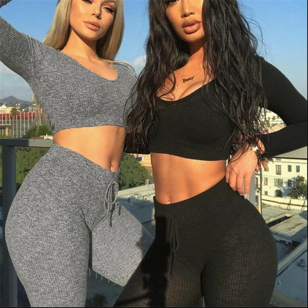 gray two piece set women tracksuits tracksuit knitted long sleeve crop and pants suit autumn winter 2
gray two piece set women tracksuits tracksuit knitted long sleeve crop and pants suit autumn winter 2