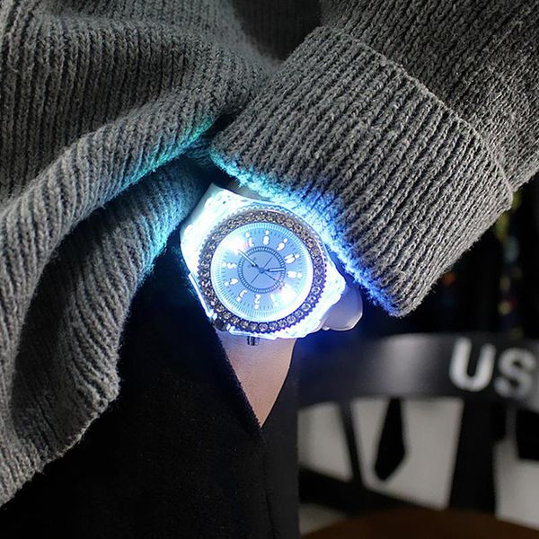 wristwatches silicone led luminous ladies outdoor watch women's men colorful sports clocks fashion, Slivery;brown
wristwatches silicone led luminous ladies outdoor watch women's men colorful sports clocks fashion, Slivery;brown