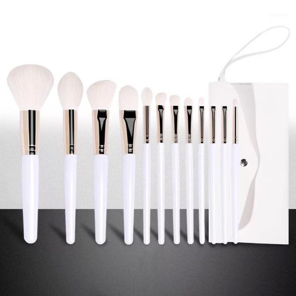 12pcs/set of white wooden handle makeup brush beauty tool set is soft, delicate, flexible and wear-resistant eyebrow tools & stencils1
12pcs/set of white wooden handle makeup brush beauty tool set is soft, delicate, flexible and wear-resistant eyebrow tools & stencils1