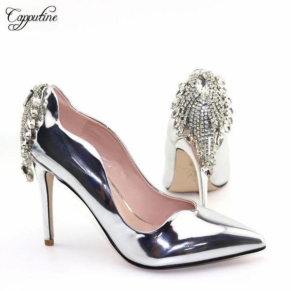dress shoes amazing silver women thin high heels pumps elegant spring/autumn with stones vc103 height .5cm, Black
dress shoes amazing silver women thin high heels pumps elegant spring/autumn with stones vc103 height .5cm, Black