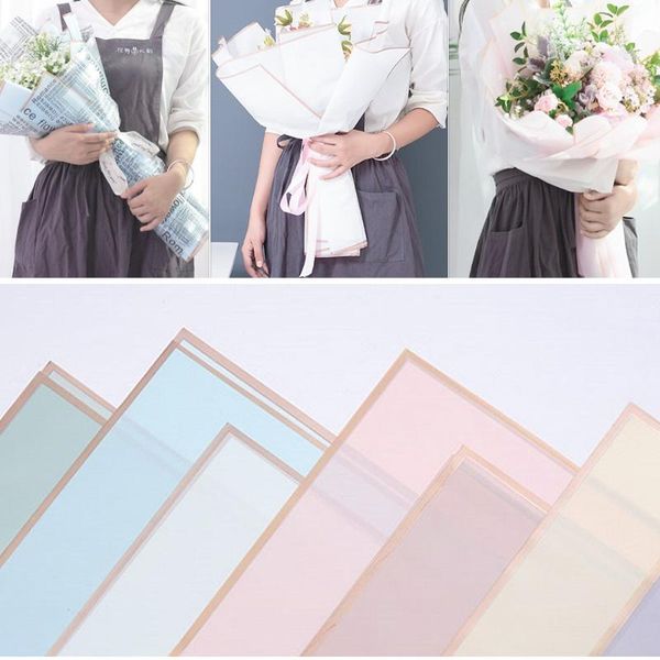 gift wrap 20sheets colorful wrapping paper thickened golden border rose flower packaging waterproof wrapper florist bouquet supplies
gift wrap 20sheets colorful wrapping paper thickened golden border rose flower packaging waterproof wrapper florist bouquet supplies
