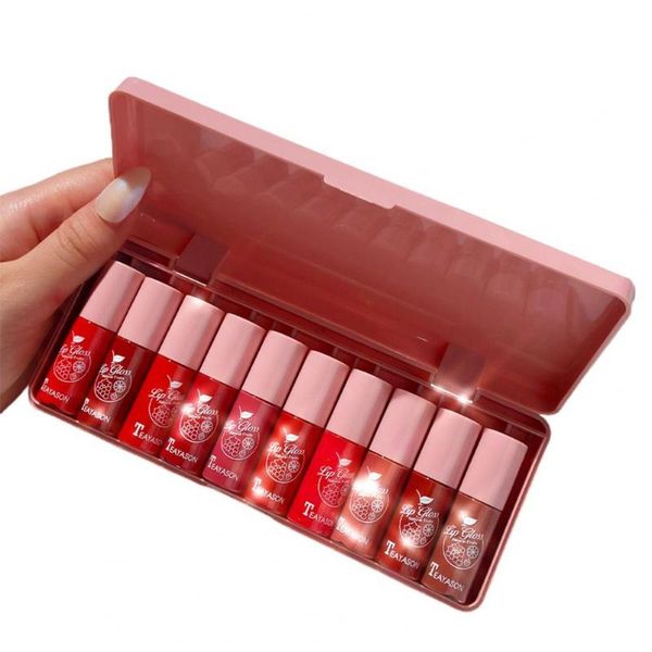 lip gloss 10pcs/set liquid lipsticks long lasting non-stick labial korean lipstick nourishing set makeup tools
lip gloss 10pcs/set liquid lipsticks long lasting non-stick labial korean lipstick nourishing set makeup tools