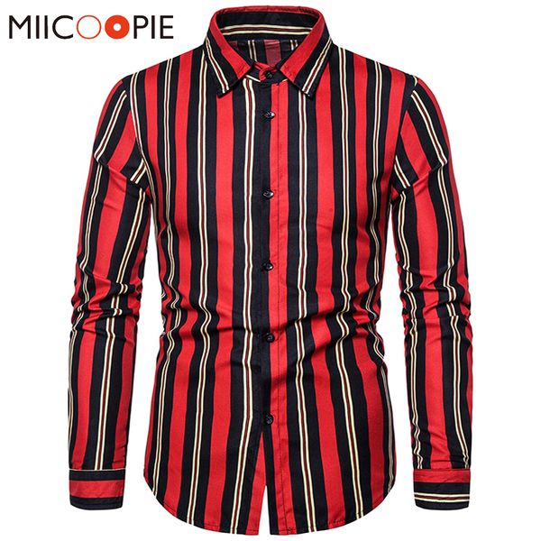 striped shirts for men 2020 brand casual long sleeve formal slim dress shirts men clothing social business para hombre, White;black
striped shirts for men 2020 brand casual long sleeve formal slim dress shirts men clothing social business para hombre, White;black