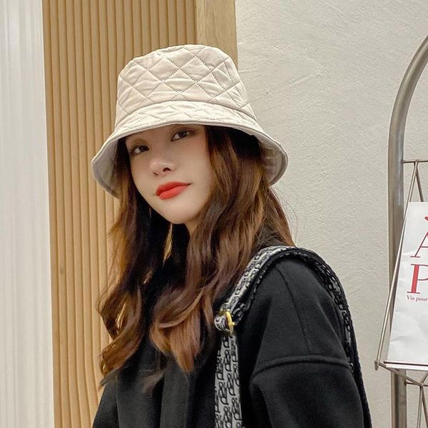 wide brim hats women foldable bucket solid lattice silk wadding caps keep warm avoid cold basin fisherman autumn winter, Blue;gray
wide brim hats women foldable bucket solid lattice silk wadding caps keep warm avoid cold basin fisherman autumn winter, Blue;gray